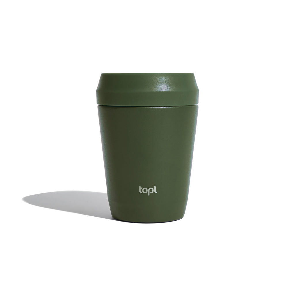 Topl-Trinkbecher aus rec. Stahl mit 360-Grad-Deckel 236ml – Ansicht 2
