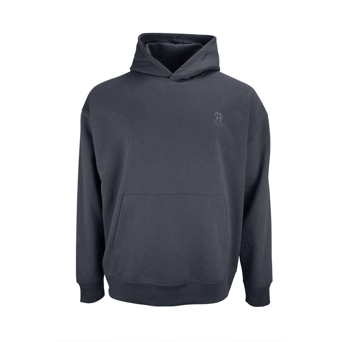 Sweatshirt Flow mit Kapuze, India Grey – Bild 4