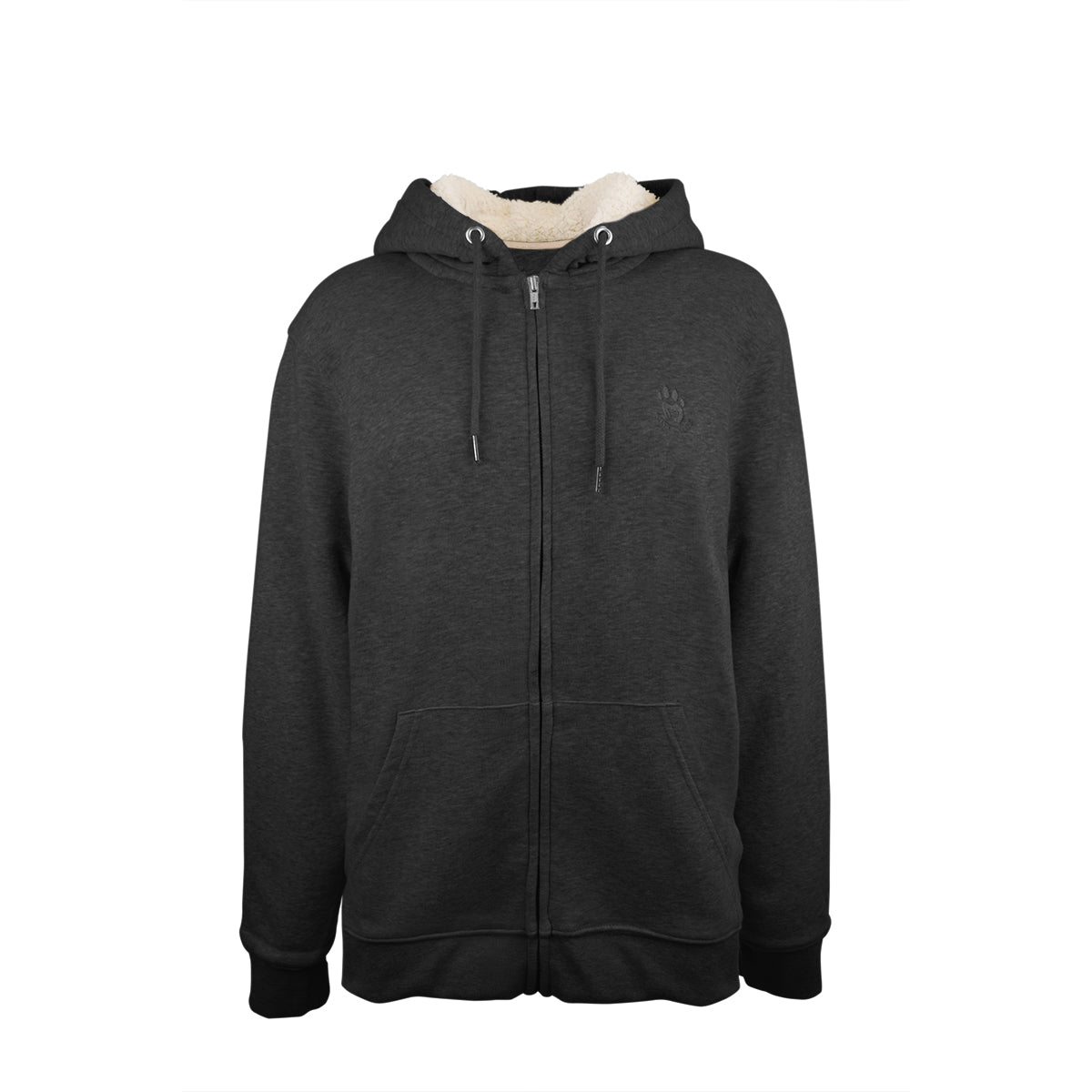 Hoodie Cozy Sherpa, Dark Heather Grey – Bild 4
