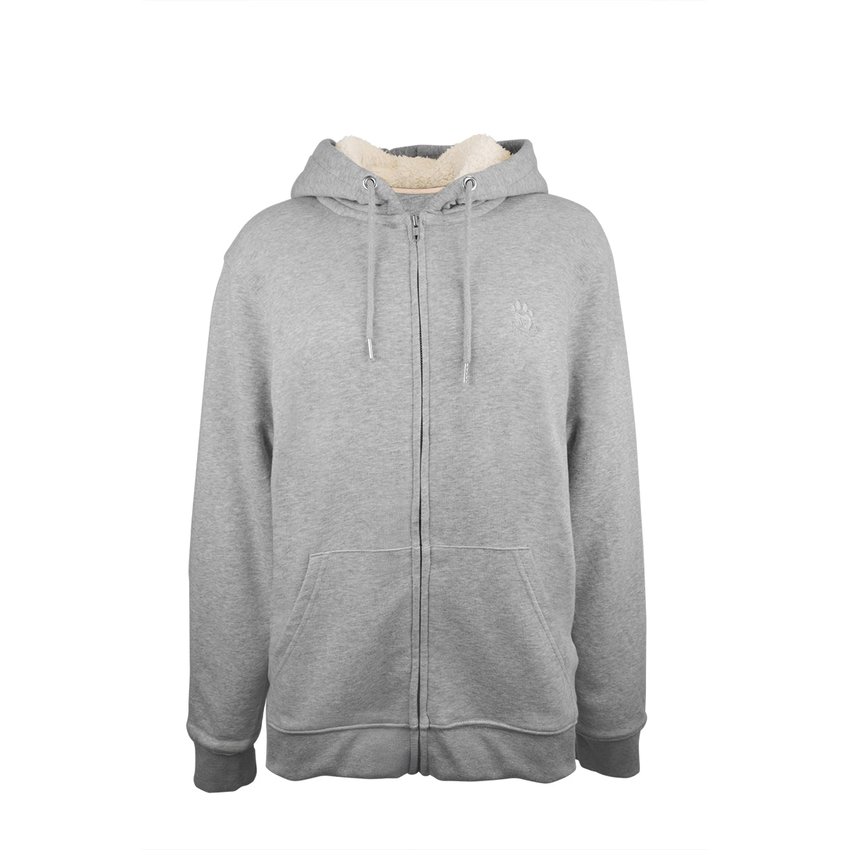 Hoodie Cozy Sherpa, Light Heather Grey – Bild 2