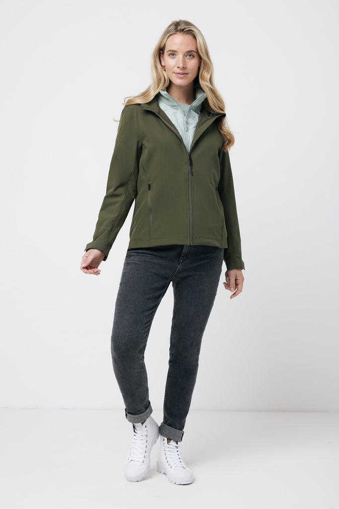 IQONIQ Makalu Damen Softshelljacke aus recyceltem Polyester – Ansicht 8