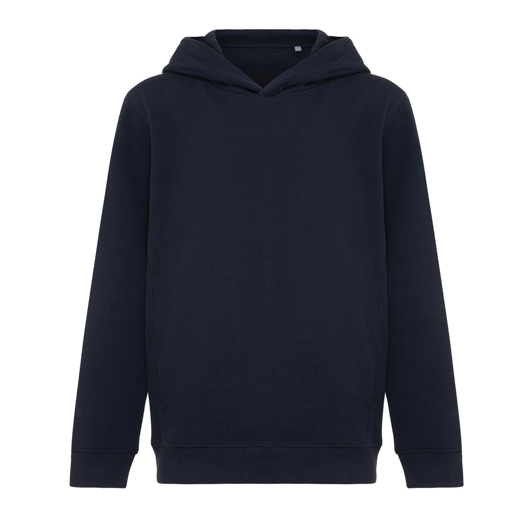 IQONIQ Yengo KidsHoodie mit Seitentaschen aus rec. Baumwolle – Ansicht 6