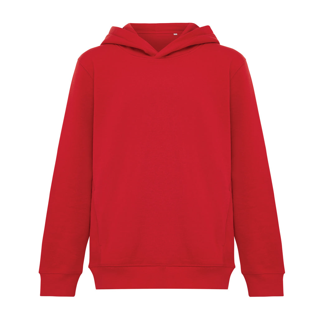 IQONIQ Yengo KidsHoodie mit Seitentaschen aus rec. Baumwolle – Ansicht 7
