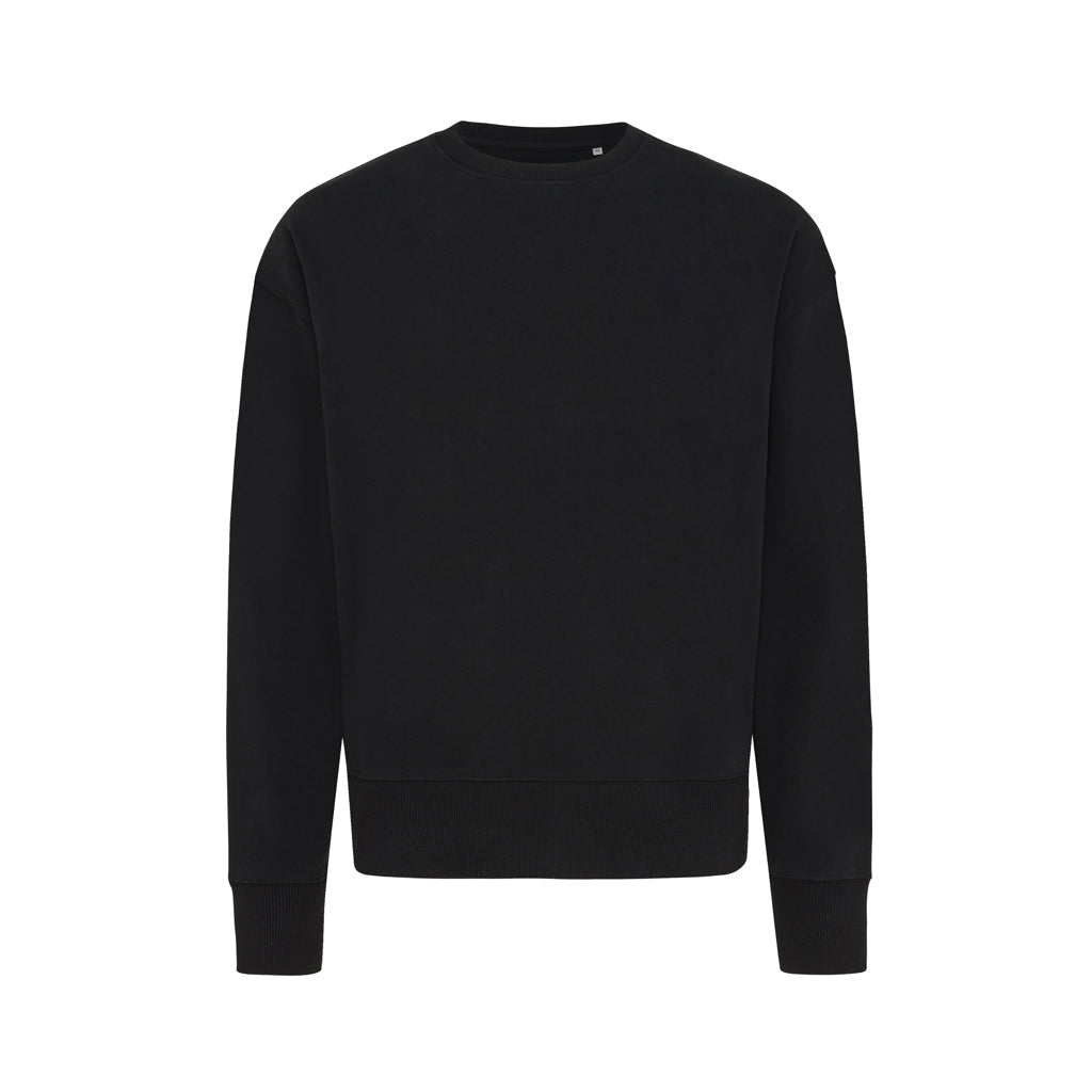 IQONIQ Kruger Relax-Rundhals-Sweater aus recycelt. Baumwolle – Ansicht 8