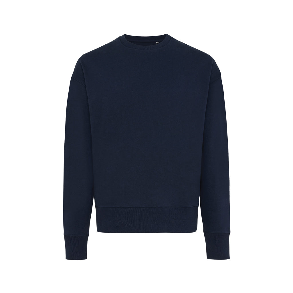 IQONIQ Kruger Relax-Rundhals-Sweater aus recycelt. Baumwolle – Ansicht 7