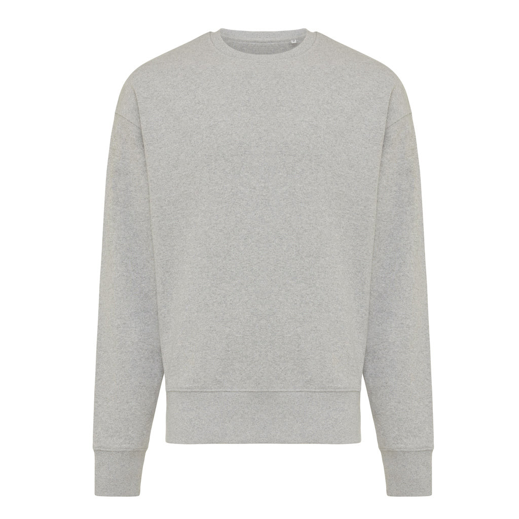 IQONIQ Kruger Relax-Rundhals-Sweater aus recycelt. Baumwolle – Ansicht 4