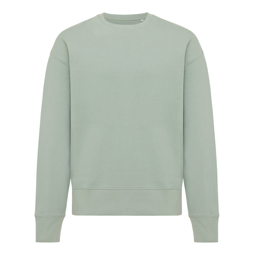 IQONIQ Kruger Relax-Rundhals-Sweater aus recycelt. Baumwolle – Ansicht 3