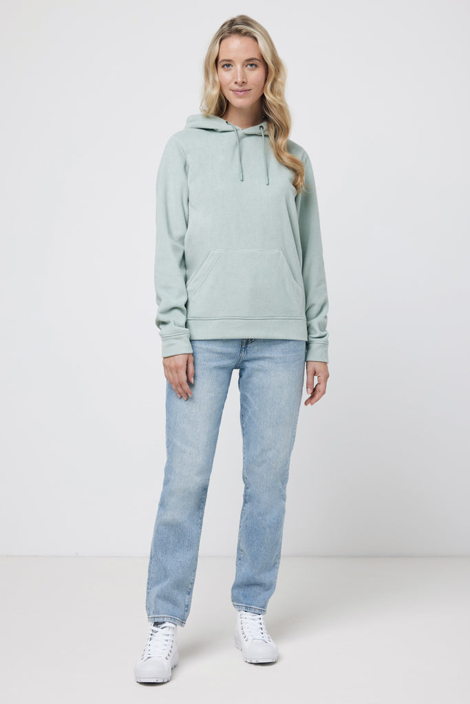 IQONIQ Trivor Mikrofleece-Kapuzen-Pulli aus recyc. Polyester – Ansicht 7