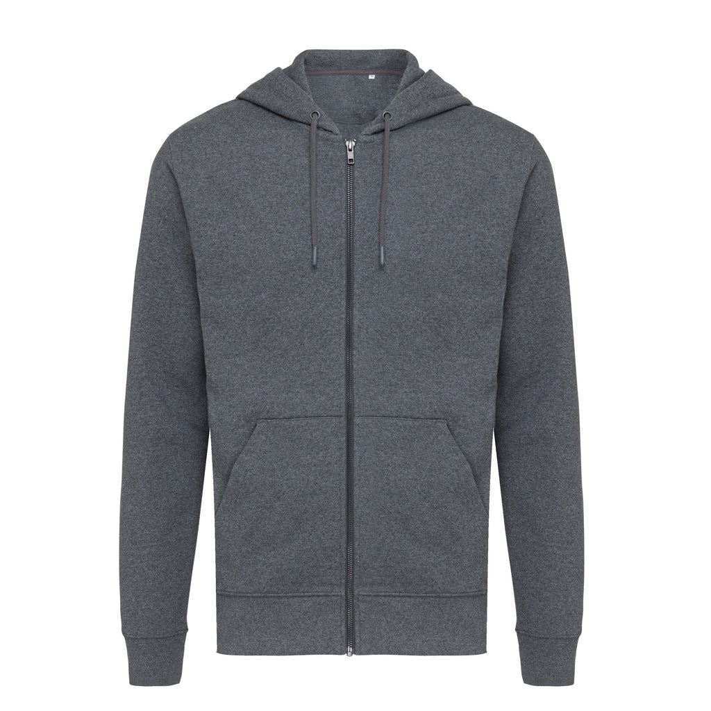 IQONIQ Abisko Zip-Kapuzenpullover aus recycelter Baumwolle – Ansicht 2