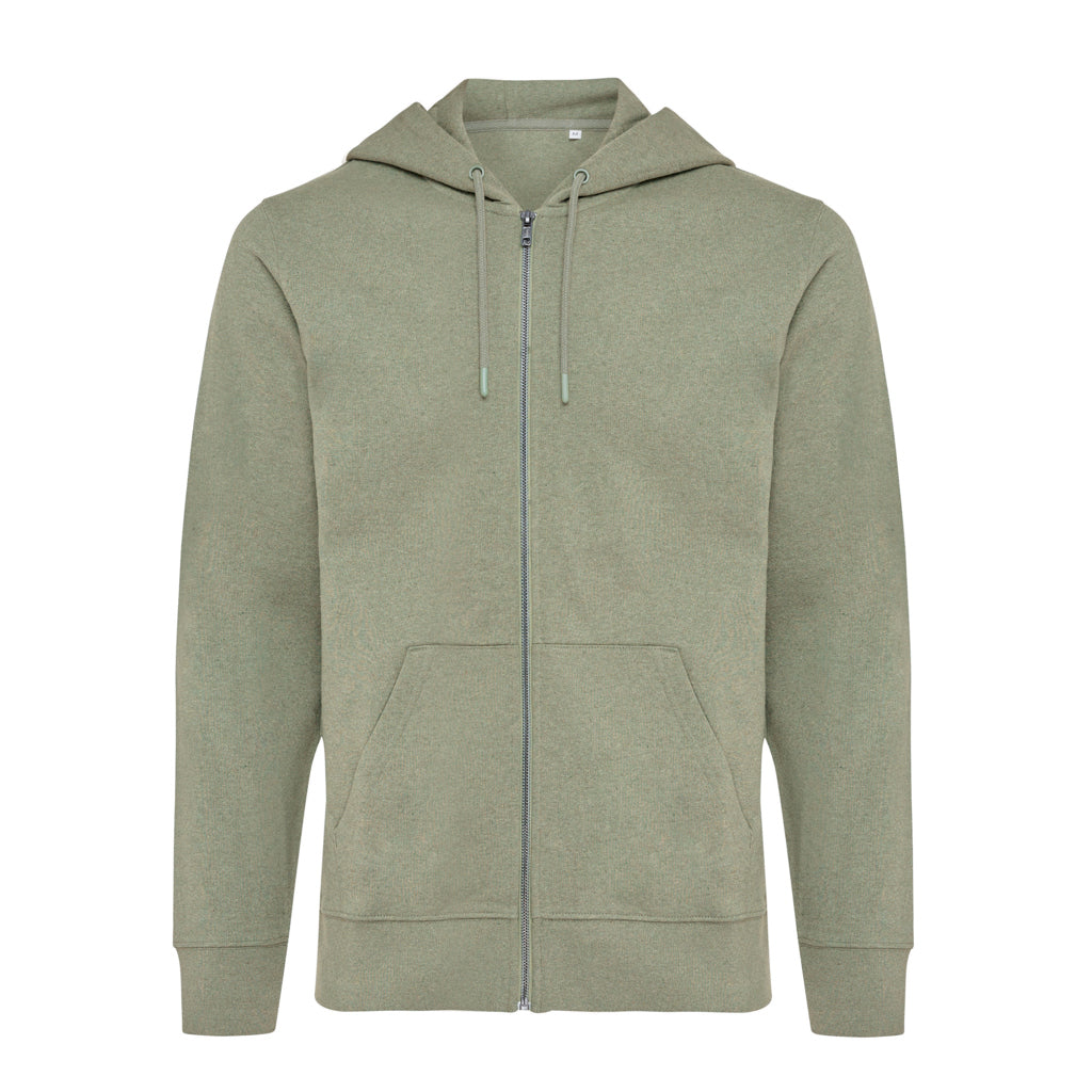 IQONIQ Abisko Zip-Kapuzenpullover aus recycelter Baumwolle – Ansicht 7