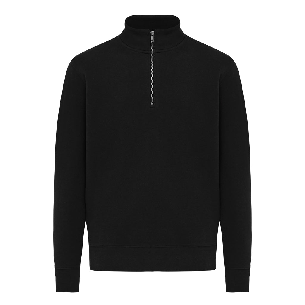 IQONIQ Elgon Quarter-Zip-Sweater aus rec. Baumwolle – Ansicht 6