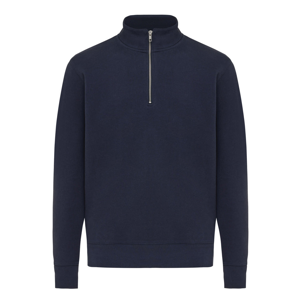 IQONIQ Elgon Quarter-Zip-Sweater aus rec. Baumwolle – Ansicht 5