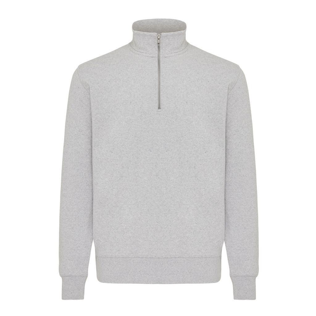 IQONIQ Elgon Quarter-Zip-Sweater aus rec. Baumwolle – Ansicht 4