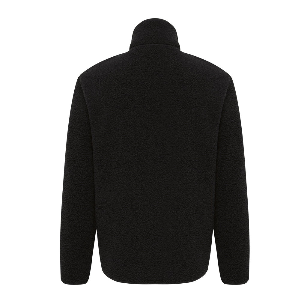 IQONIQ Diran Fleecejacke aus recyceltem Polyesterflor als Werbeartikel mit Logo