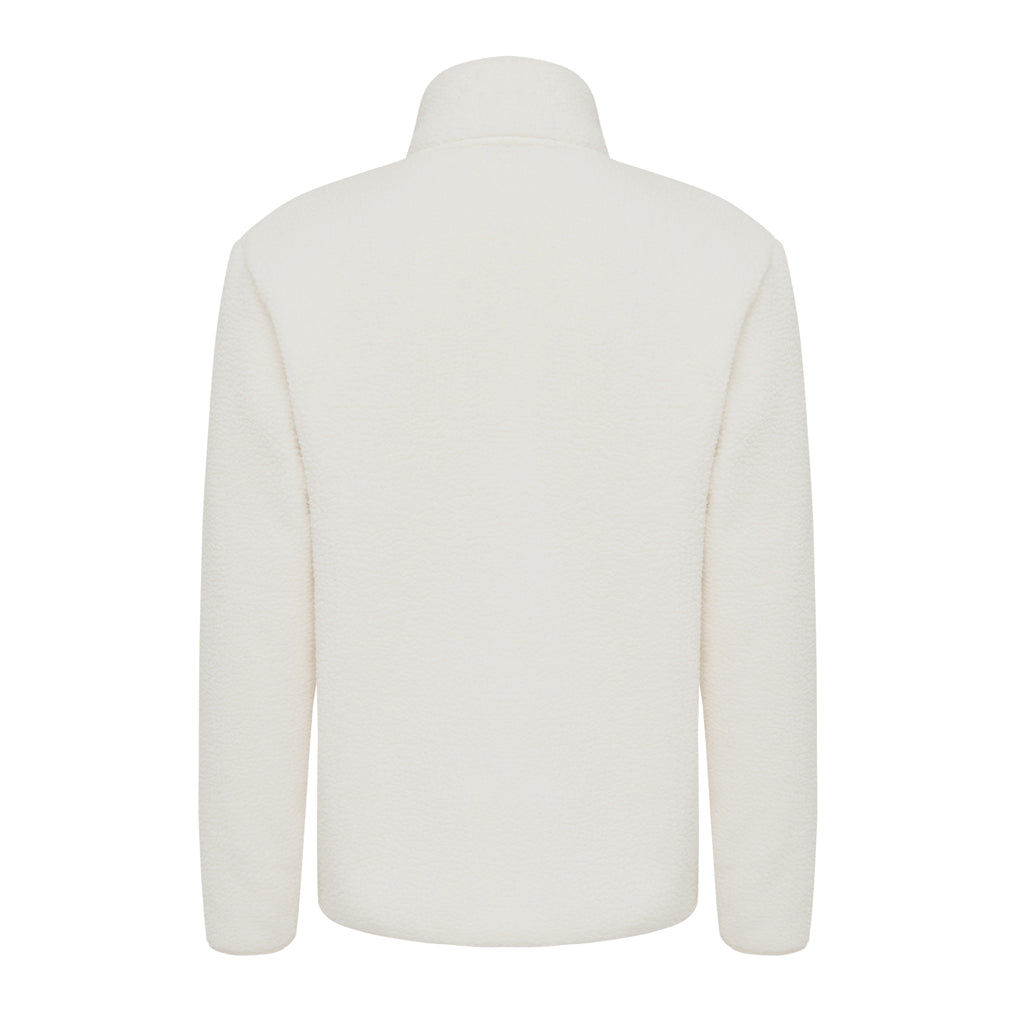 IQONIQ Diran Fleecejacke aus recyceltem Polyesterflor als Werbeartikel mit Logo