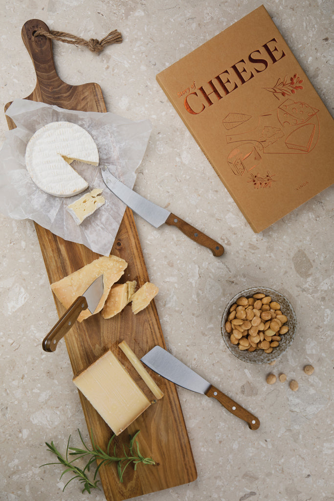 VINGA Käsemesser-Set Story of Cheese als Werbeartikel mit Logo