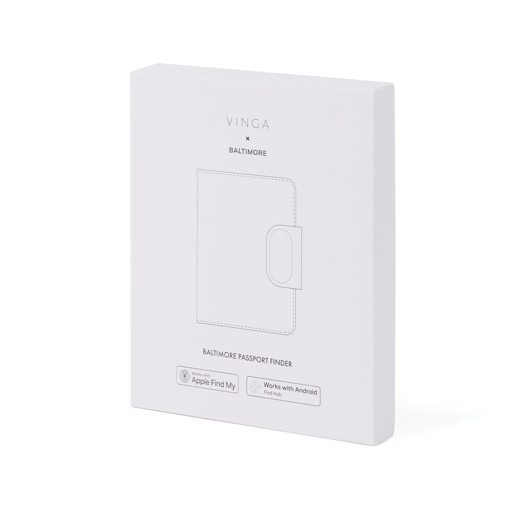 VINGA Baltimore RCS Passport Cover mit Dual-Finder als Werbeartikel mit Logo