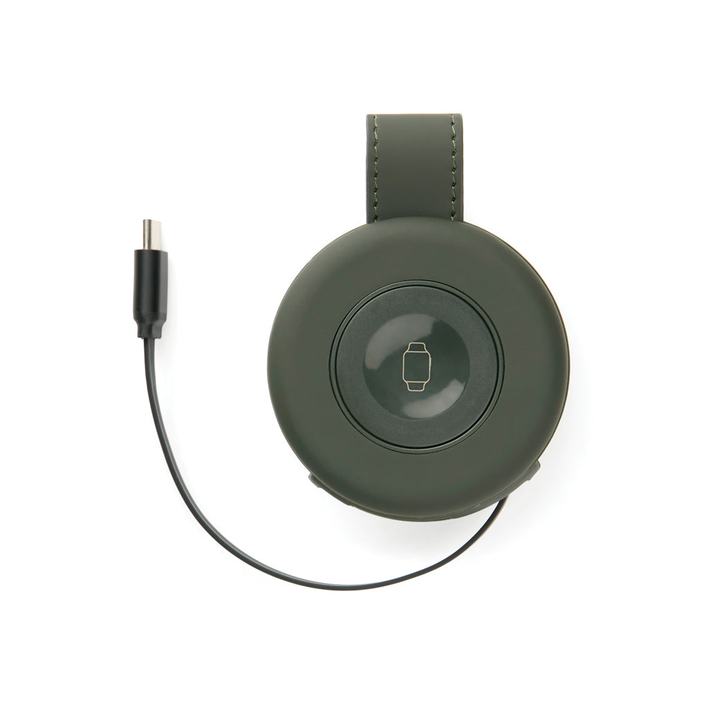 VINGA Baltimore 2-in-1 kabelloser 15W RCS Travel Charger als Werbeartikel mit Logo
