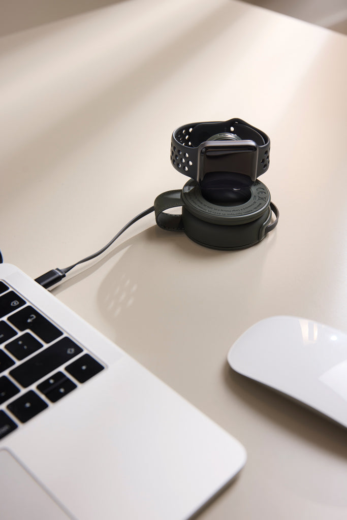 VINGA Baltimore 2-in-1 kabelloser 15W RCS Travel Charger als Werbeartikel mit Logo