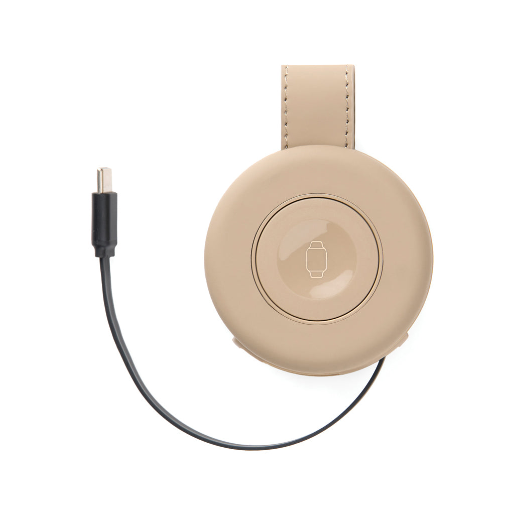 VINGA Baltimore 2-in-1 kabelloser 15W RCS Travel Charger als Werbeartikel mit Logo