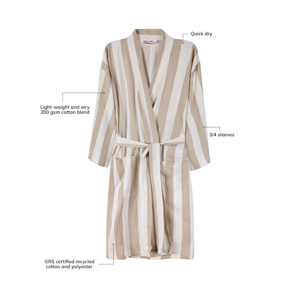 VINGA Ornos GRS Hamam-Bademantel L/XL – Ansicht 5