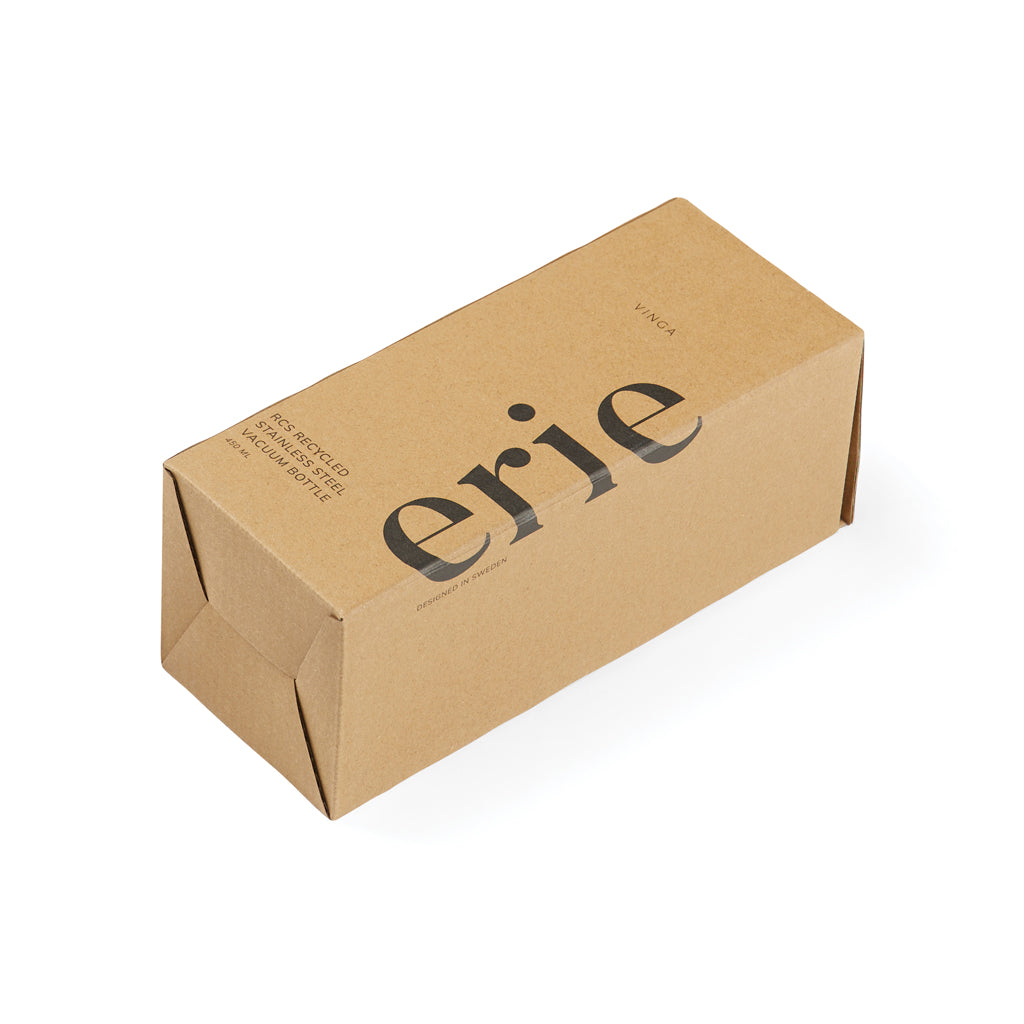VINGA Erie 450ml Vakuumflasche aus RCS recyceltem Stahl – Ansicht 6
