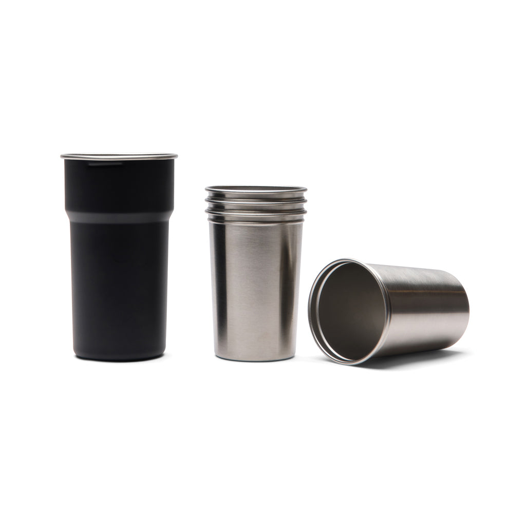 VINGA Parks Becher aus RCS Stainles Steel, 4 Stück, 250ml – Ansicht 4