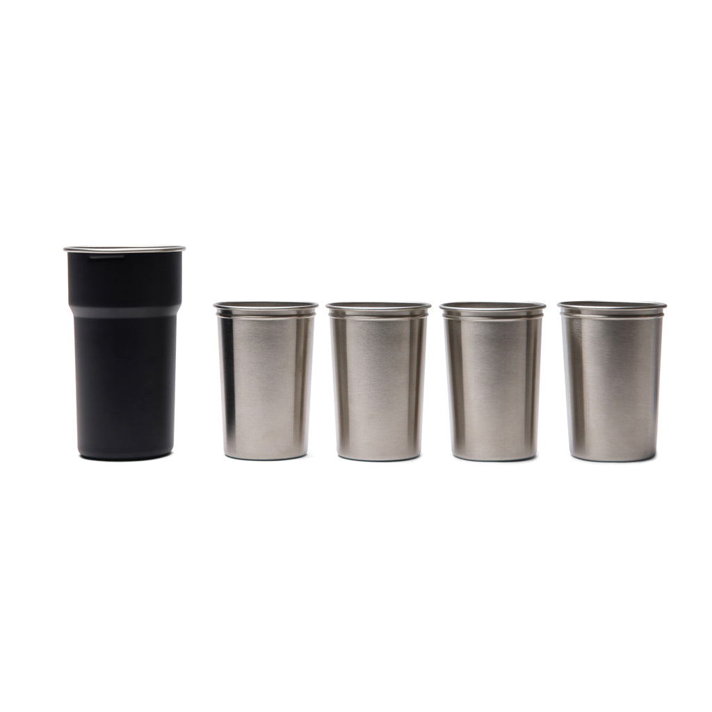 VINGA Parks Becher aus RCS Stainles Steel, 4 Stück, 250ml – Ansicht 5