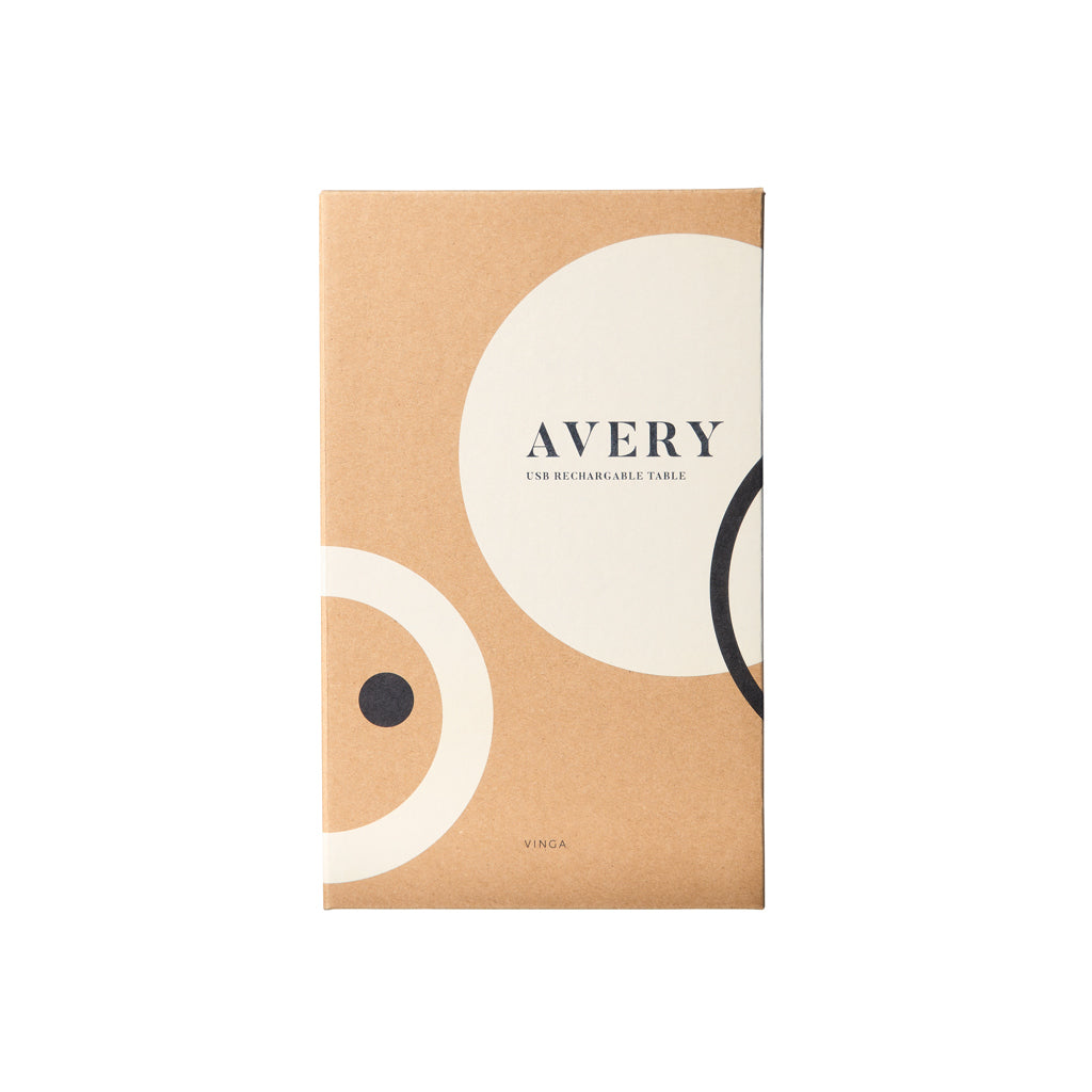 VINGA Avery RCS Tischlampe als Werbeartikel mit Logo