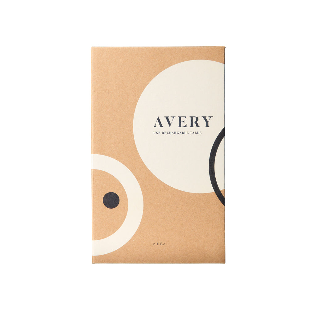 VINGA Avery RCS Tischlampe als Werbeartikel mit Logo