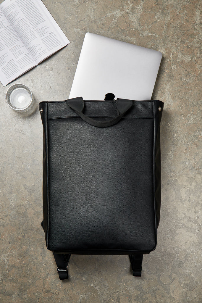 VINGA Bermond Rucksack aus RCS recyceltem PU – Ansicht 8