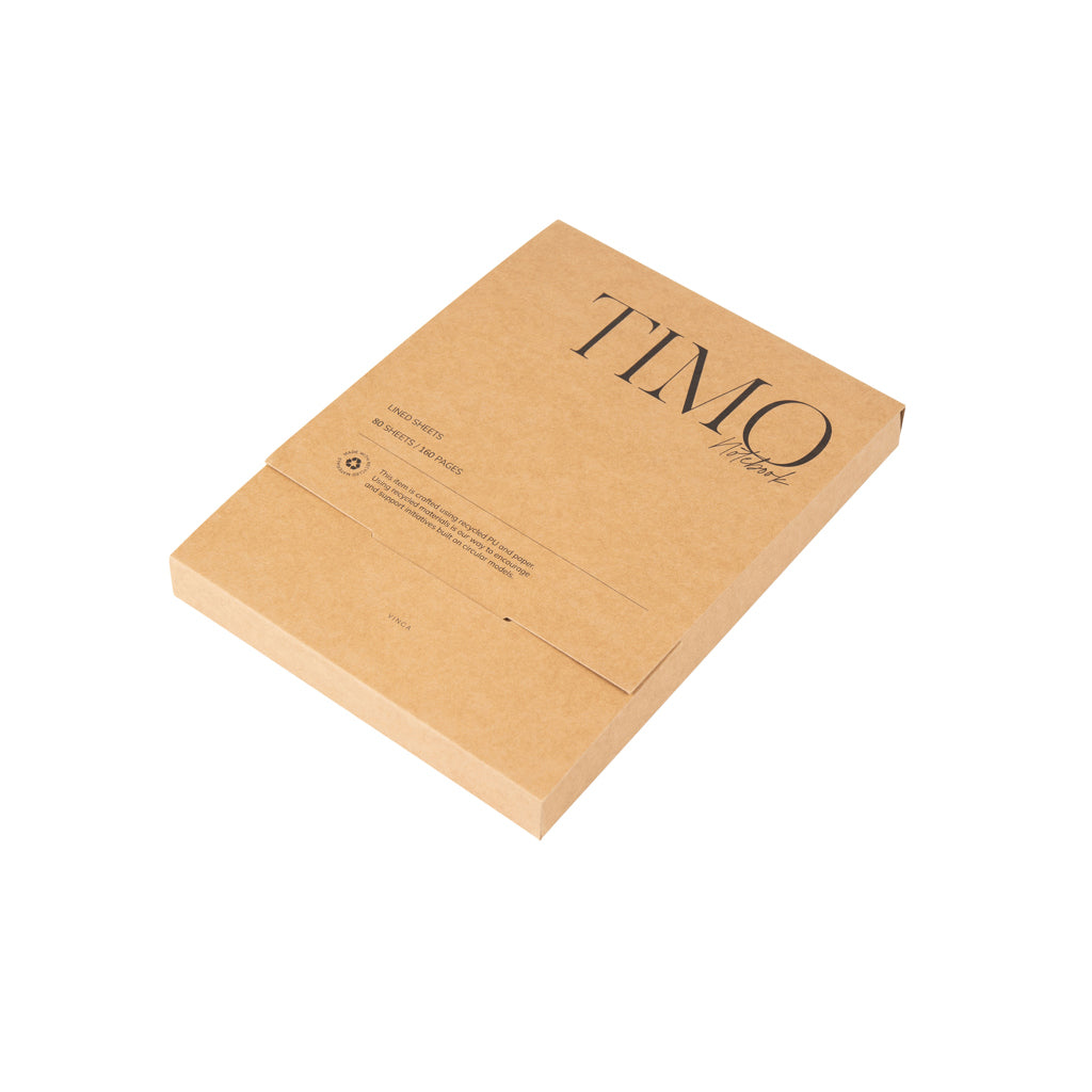 VINGA Timo Notizbuch aus RCS recyceltem rPET – Ansicht 2