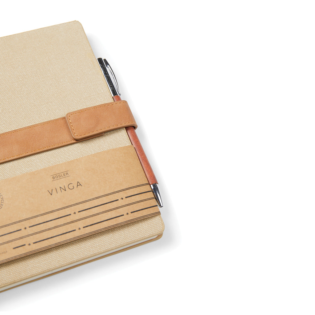 VINGA Bosler Notizbuch aus RCS recyceltem Papier – Ansicht 8