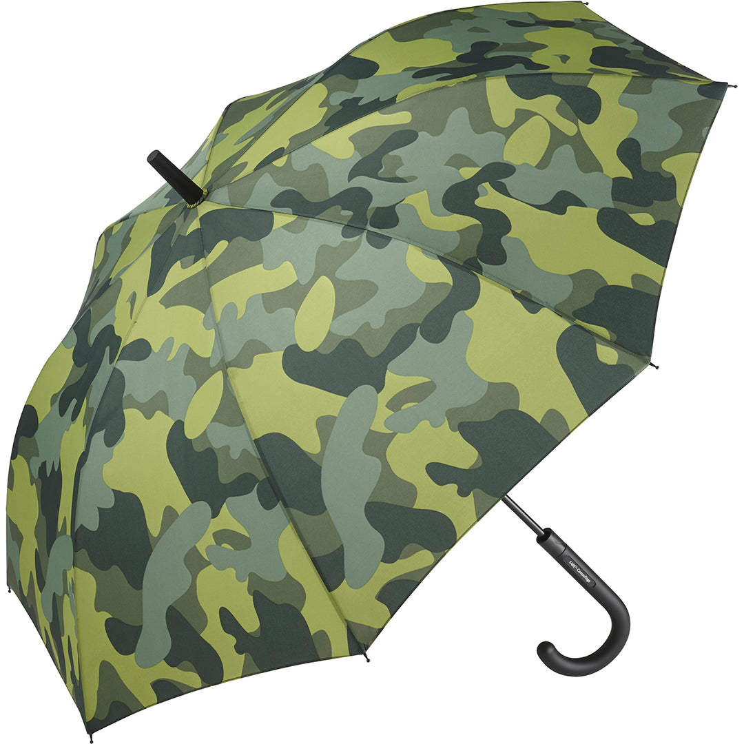 AC-Stockschirm FARE® Camouflage - Stockschirm mit Logo, Bild 1