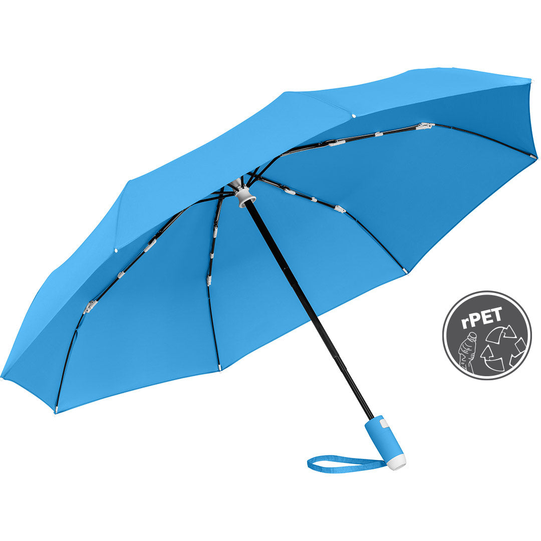 AOC-Taschenschirm FARE® Whiteline - Taschenschirm mit Logo, Bild 1