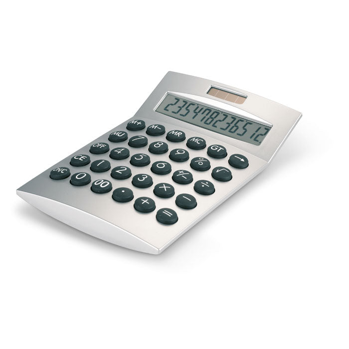 BASICS 12-stelliger Dual-Rechner – Mattsilber