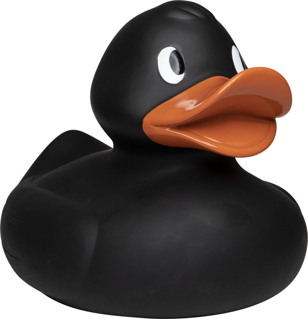 Quietsche-Ente Giant – Schwarz – 30,0 cm