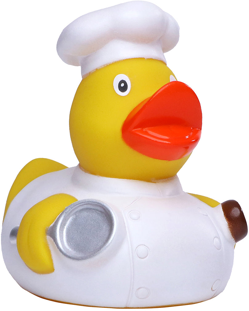 Quietsche-Ente Koch – Mehrfarbig