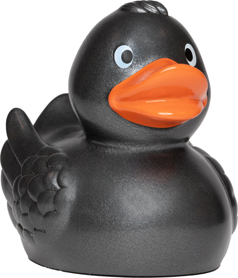 Quietsche-Ente – Anthrazit – 7,5 cm