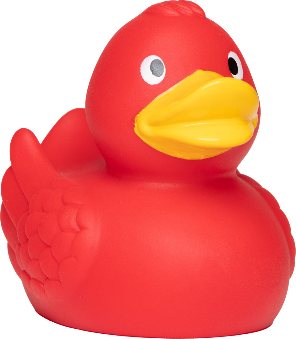 Quietsche-Ente – Rot – 7,5 cm