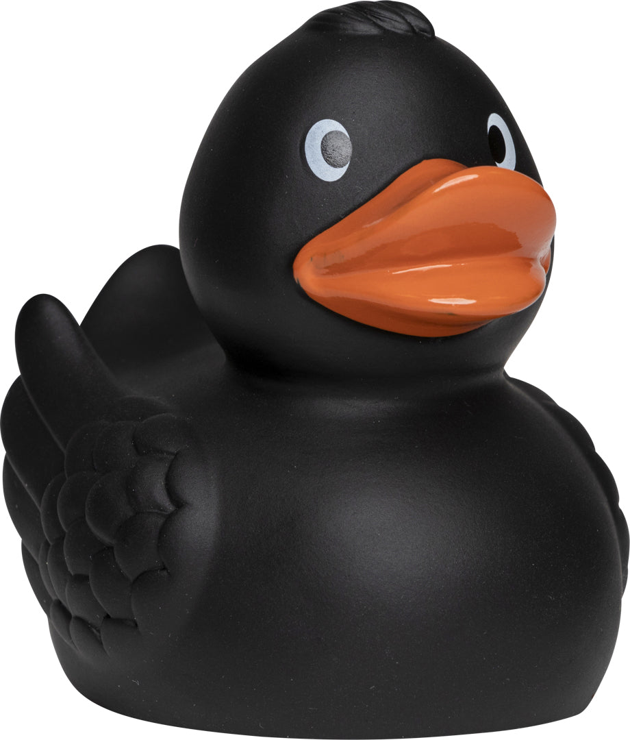 Quietsche-Ente – Schwarz – 7,5 cm