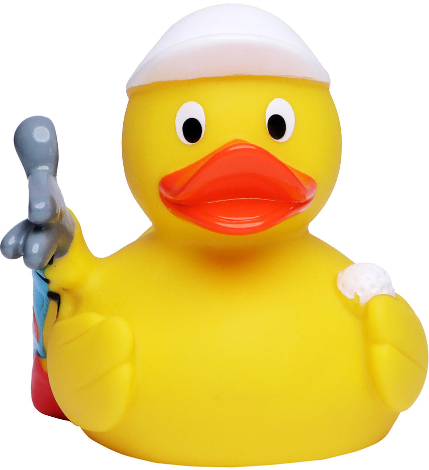 Quietsche-Ente Golfer – Detailansicht 2