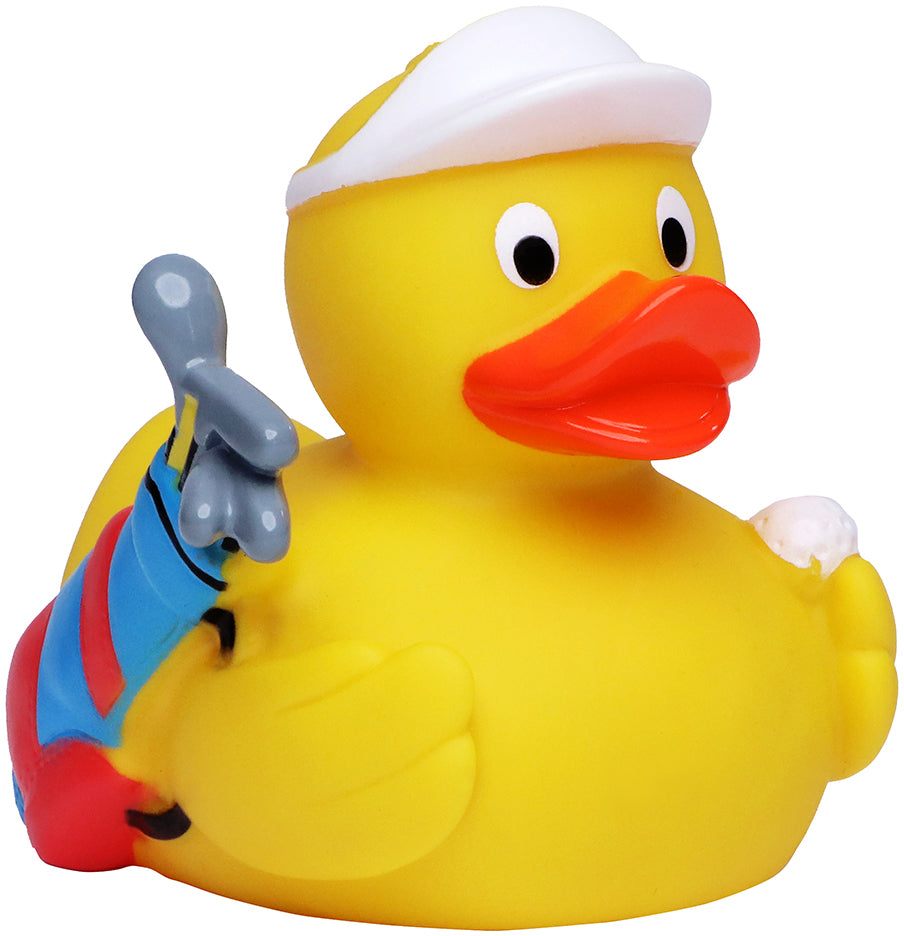 Quietsche-Ente Golfer – Mehrfarbig