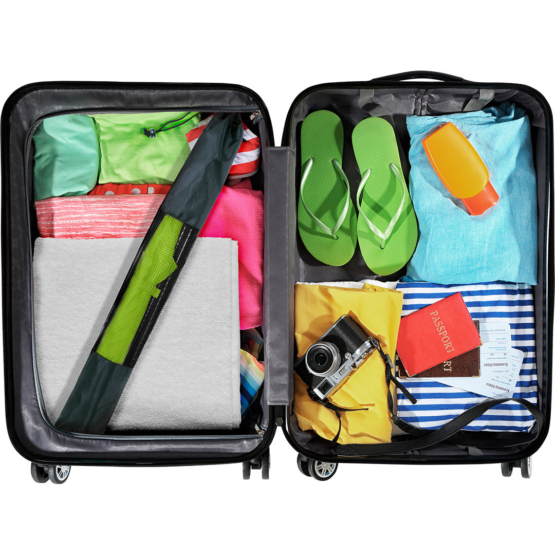 Strand-Sonnenschirm Travelmate Camper - Sonnenschirm mit Logo, Bild 2