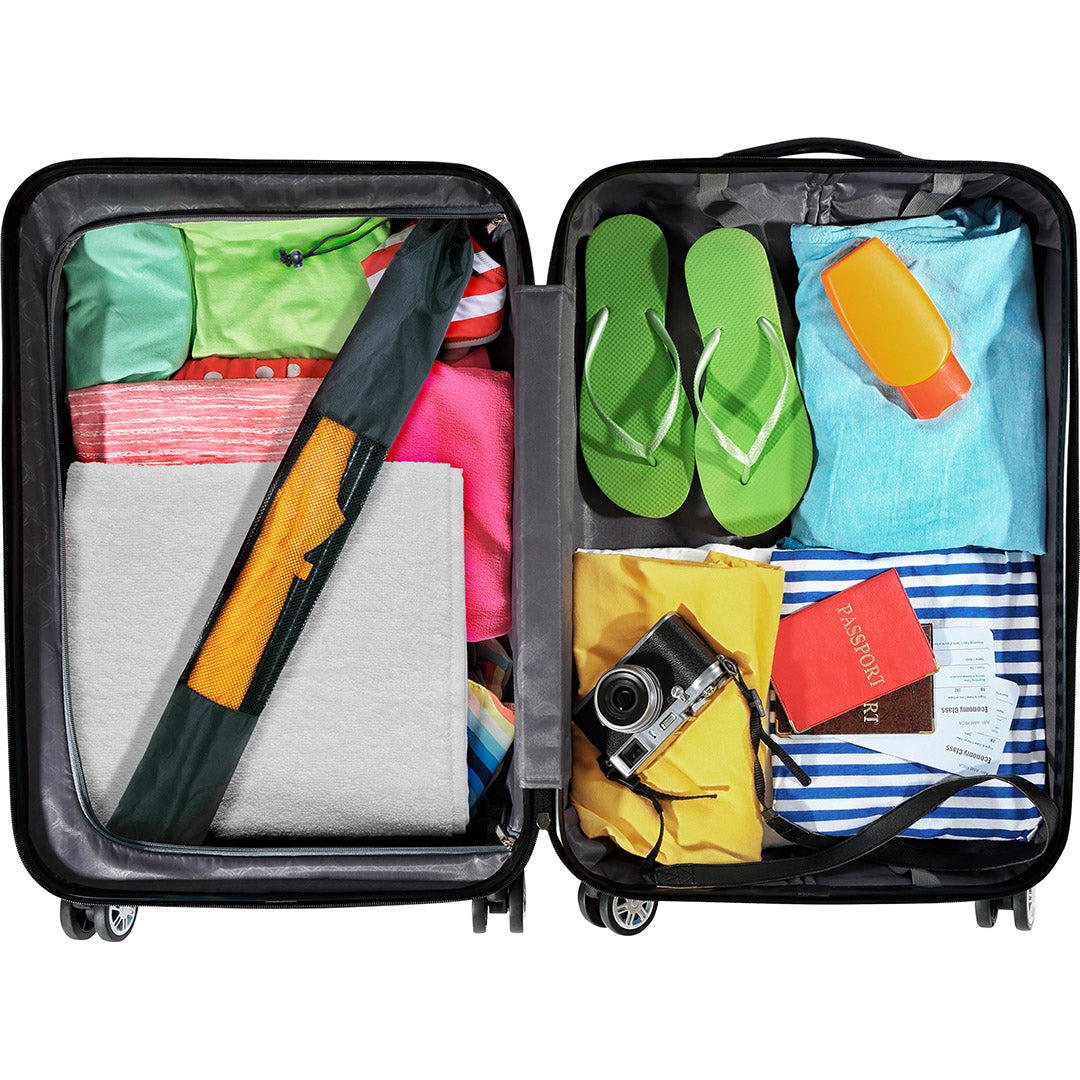 Strand-Sonnenschirm Travelmate Camper - Sonnenschirm mit Logo, Bild 10