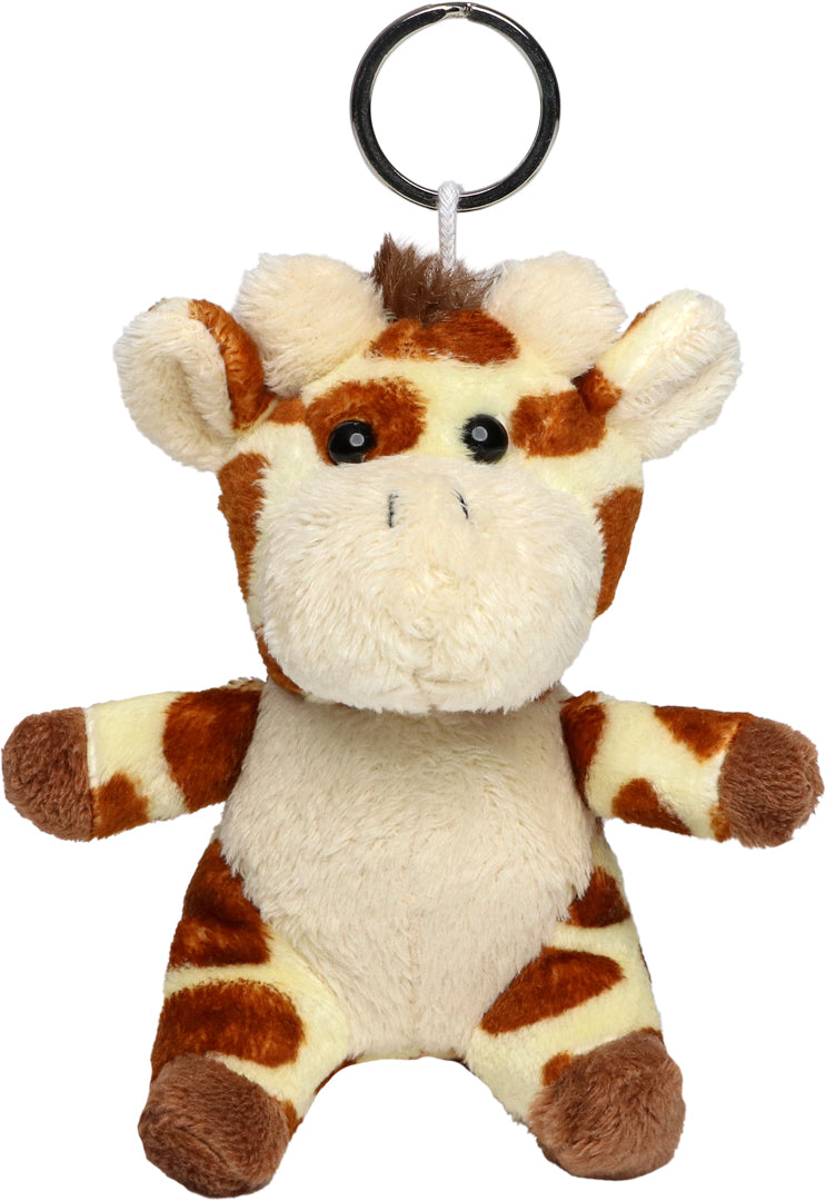 Schlüsselanhänger Giraffe – Gelb/braun