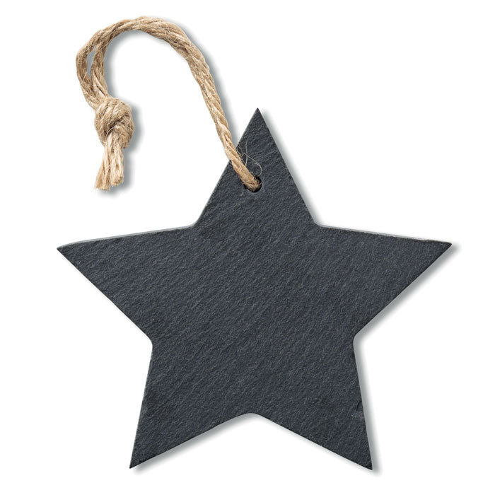 SLATESTAR Anhänger Stern – Schwarz