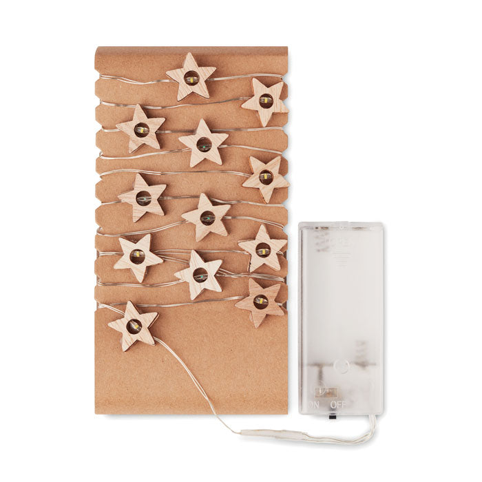 MILKY WAY Lichterstrang mit 20 LEDs -40 – Holz