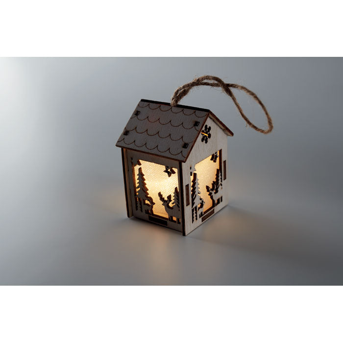 PONIA Anhänger Haus mit Licht