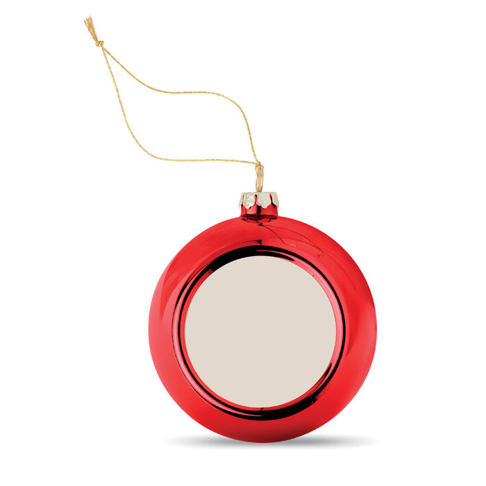 HAPPY BALL Weihnachtskugel Sublimation – Rot
